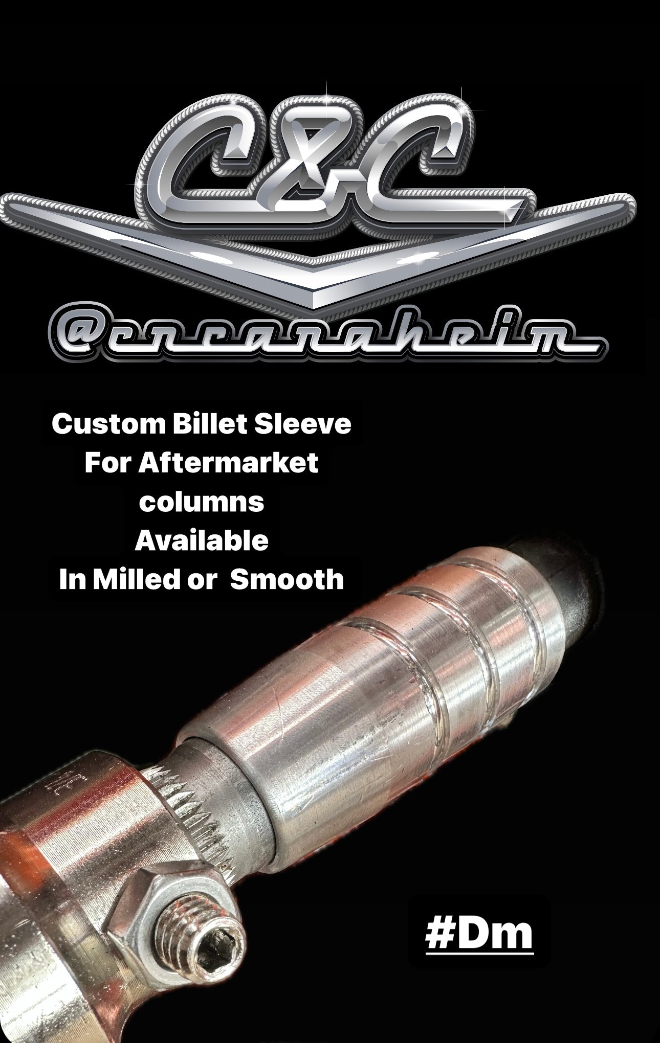 After Market Steering Column Billet Sleeve